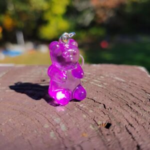 Transparent Gummy Bear Croc Charms