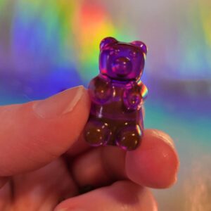 Ultraviolet Gummy Bear Croc Charms