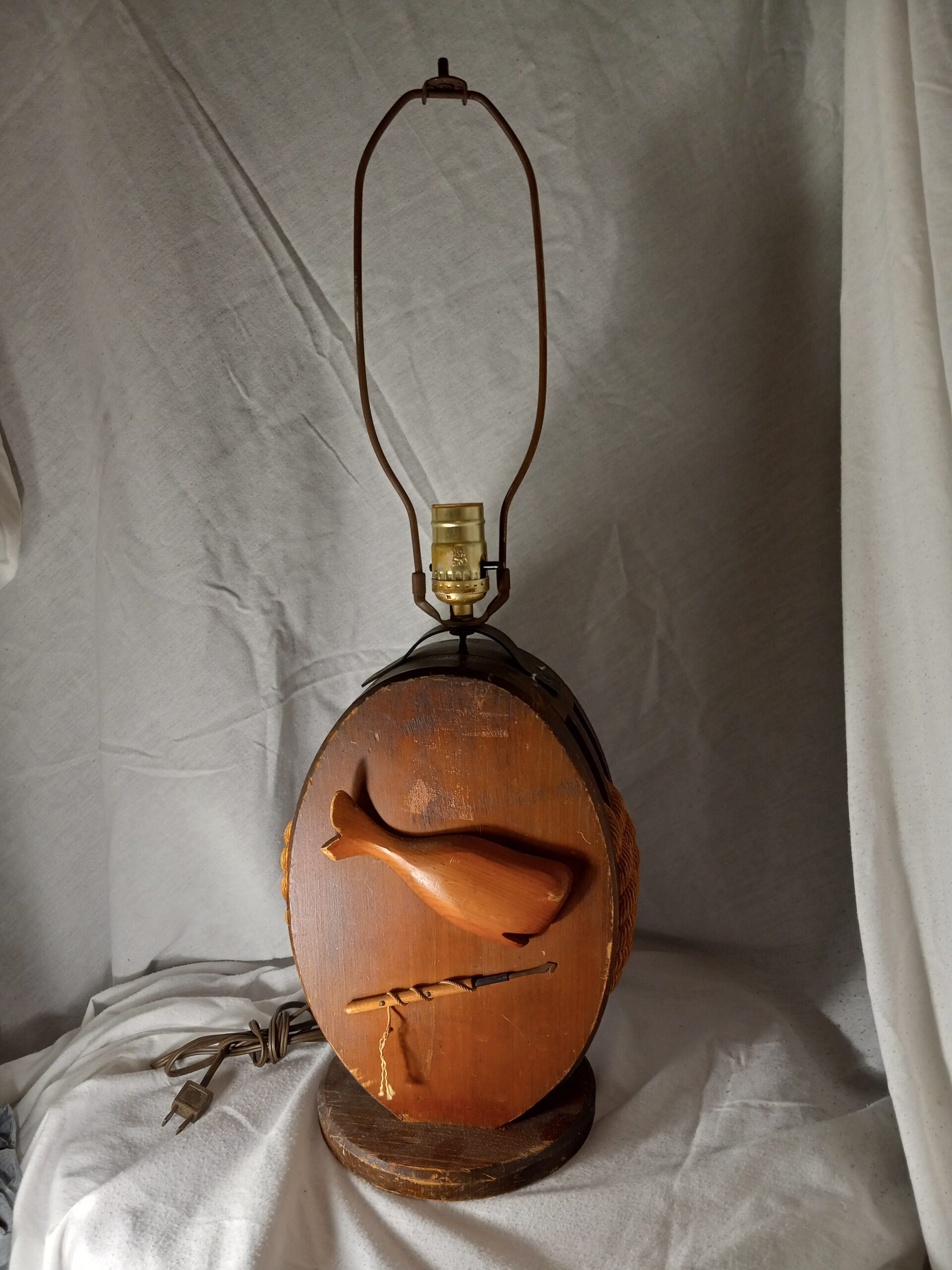 Nautical Lamp with Whale